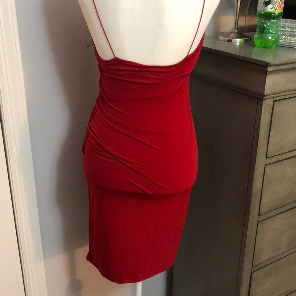 💋Leith Spaghetti Strap Ruched Dress - Picture 5 of 6